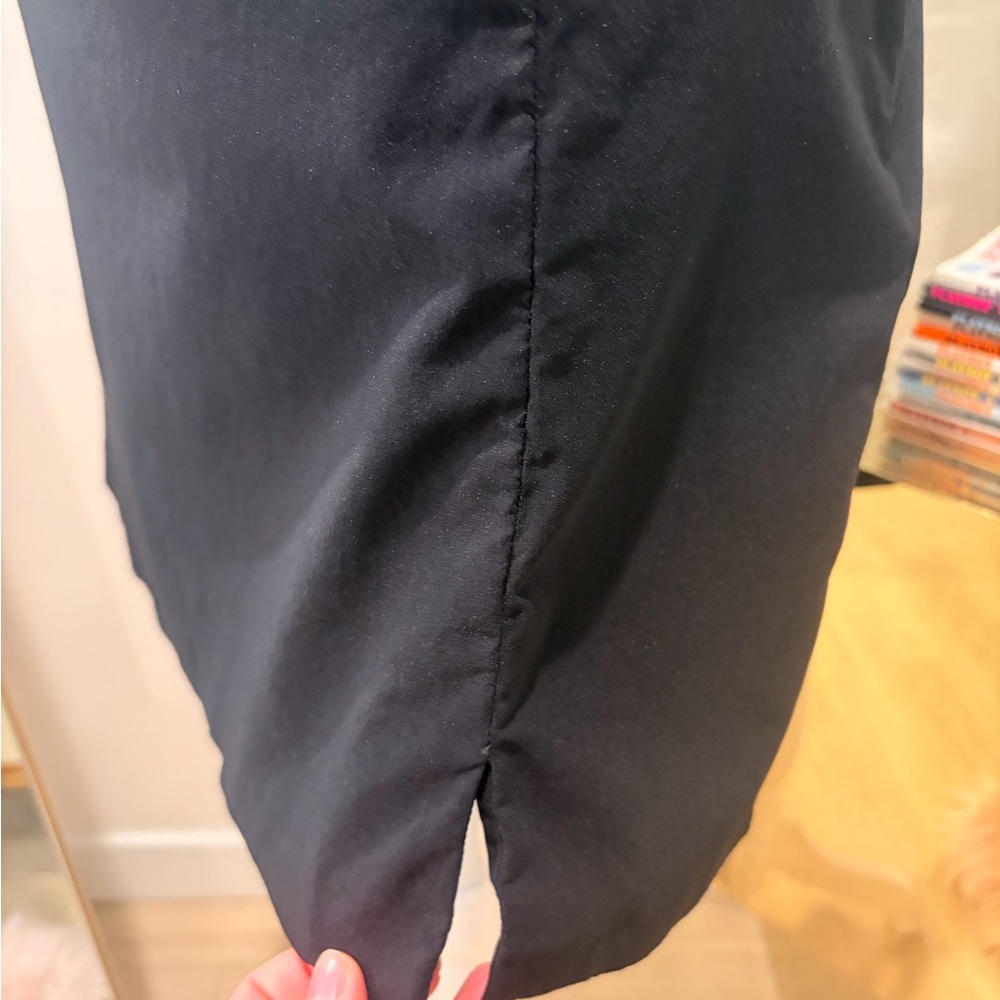 ASOS Design Curve Black Bengaline Mini Skirt with Slit size 14 - Picture 8 of 8